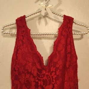 Windsor Red Lace Dress